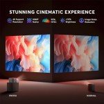 PANSEBA 4K Mini Bluetooth Projector for Home Use