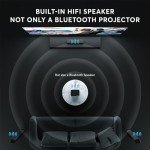 PANSEBA 4K Mini Bluetooth Projector for Home Use