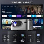 PANSEBA 4K Mini Bluetooth Projector for Home Use