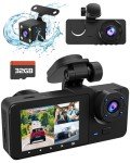 4K Dual Dash Camera with Night Vision & G-Sensor