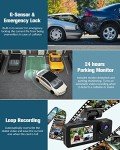 4K Dual Dash Camera with Night Vision & G-Sensor