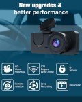 4K Dual Dash Camera with Night Vision & G-Sensor