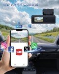 4K WiFi Dash Cam Front & Rear with 64GB Card