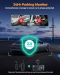4K Front and Rear Dual Dash Cam with WiFi