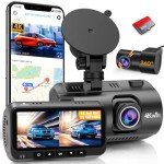 4K Dual Dash Cam with GPS and WiFi