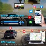 4K Dual Dash Cam with GPS and WiFi