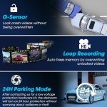 4K Dual Dash Cam with GPS and WiFi