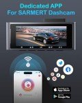 Sarmert 2025 Dual Dash Cam - 4K/1080P, 5G WiFi