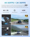 VIOFO A329 4K Dual Dash Cam with Wi-Fi