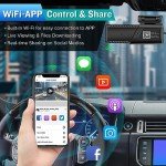 2K WiFi Dash Cam with Free 64GB SD Card