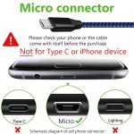 10FT Micro USB Cable 3-Pack - Fast Charging