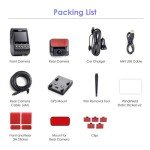 VIOFO A129 Plus Duo Dual Dash Cam 2K/1080P