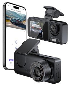 Dual Channel WiFi Dash Cam with Night Vision