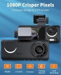 Dual Channel WiFi Dash Cam with Night Vision