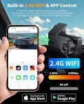 Dual Channel WiFi Dash Cam with Night Vision