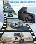 Dual Channel WiFi Dash Cam with Night Vision