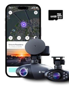 Nexar Pro Dual Dash Cam with App Subscription