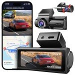 IKOPO 4K Front and Rear Dash Cam with GPS