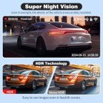 IKOPO 4K Front and Rear Dash Cam with GPS
