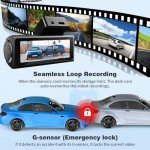 IKOPO 4K Front and Rear Dash Cam with GPS