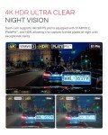 Vantrue E1 Pro 4K Mini Dash Cam with WiFi