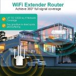WiFi Extender Signal Booster for Large Homes