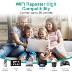 WiFi Extender Signal Booster for Large Homes