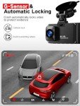 3-Channel 4K Dash Cam with WiFi & Night Vision