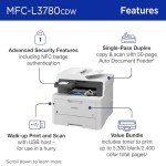 Brother MFC-L3780CDW Color All-in-One Printer Bundle
