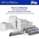 Brother MFC-L3780CDW Color All-in-One Printer Bundle