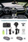 Milerong 1080P Dual Dash Cam with Night Vision