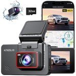 Kingslim D4 Dual Dash Cam 4K with WiFi