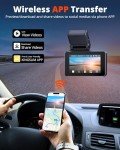Kingslim D4 Dual Dash Cam 4K with WiFi