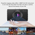 1080P Dual Dash Cam with Night Vision & G-Sensor