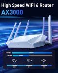 AX3000 WiFi 6 Router - Reliable Home Internet