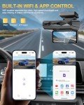 4K Dual Channel Dash Cam with WiFi and 64GB