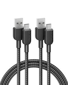 Anker 6ft USB A to Type C Cable, 2-Pack