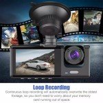 3-Channel Dash Camera with 1080P Recording