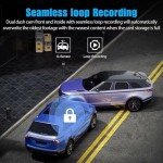 3-Channel Dash Camera with 1080P Recording