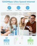 WiFi Extender Boosts Signal Up to 12880 Sq Ft