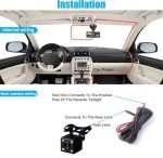 3-Channel Dash Camera with 1080P Recording