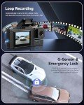 3-Channel 4K Dash Cam with Night Vision