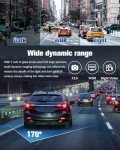 3-Channel 4K Dash Cam with Night Vision