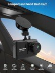 2.5K Dual Dash Cam with Night Vision & Monitor