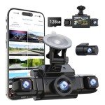 360-Degree 4 Channel Dash Cam with GPS