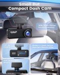 4K Front and Rear Dash Cam with WiFi