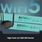 WAVLINK AC1200 Dual Band WiFi Router