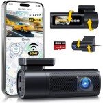 GKU 4K Front and Rear Dash Cam with WiFi