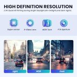 4K Dual Dash Cam with Night Vision and Wi-Fi