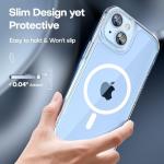 TAURI 3-in-1 Magnetic iPhone 14 Case with Protectors